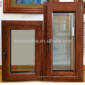 American Standard Solid Red Oak Wood clad aluminum inward opening french windows For California Client